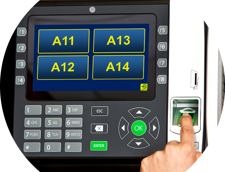biometric key control system