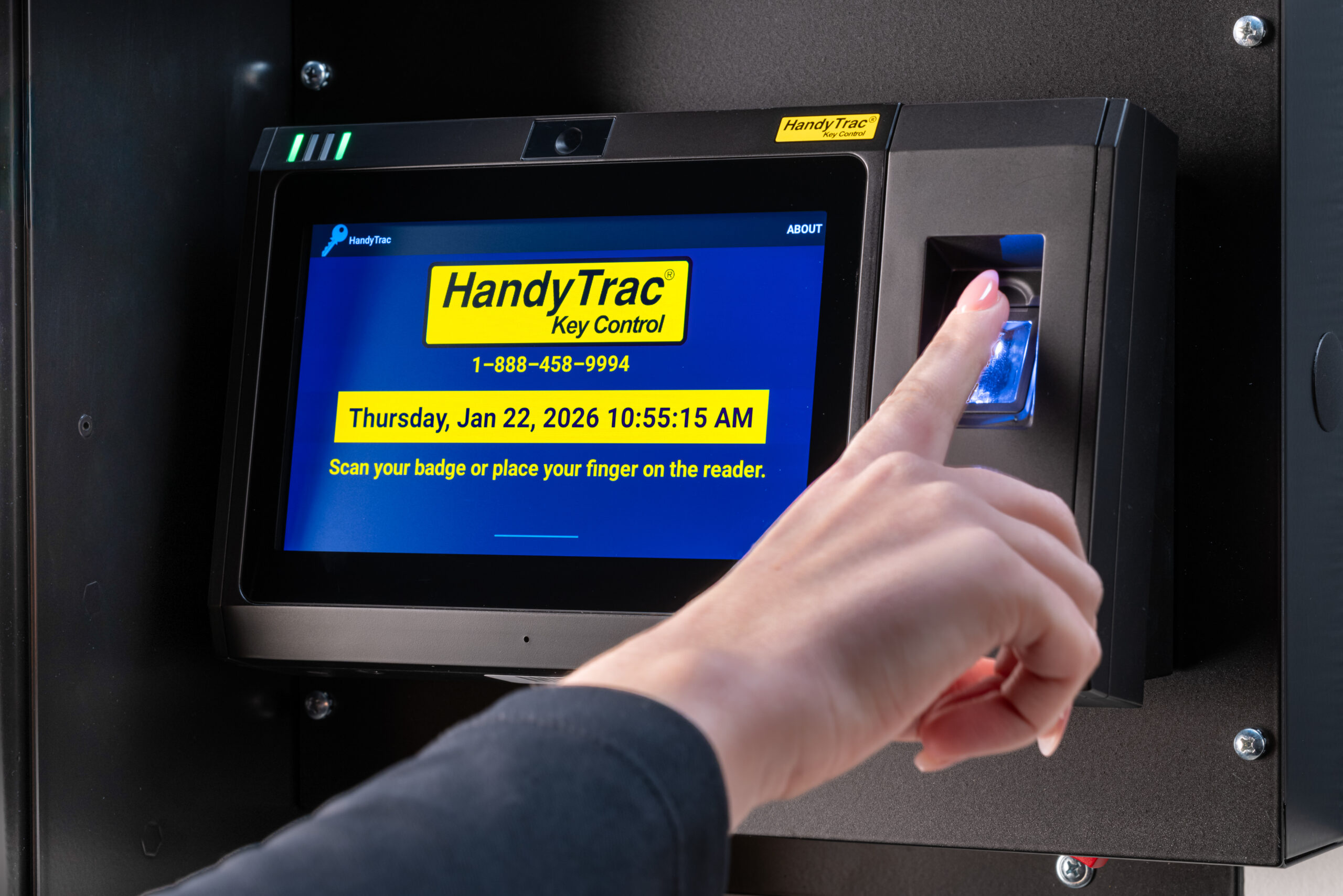 250 Off Promo - HandyTrac Key Control - Biometric Key Control