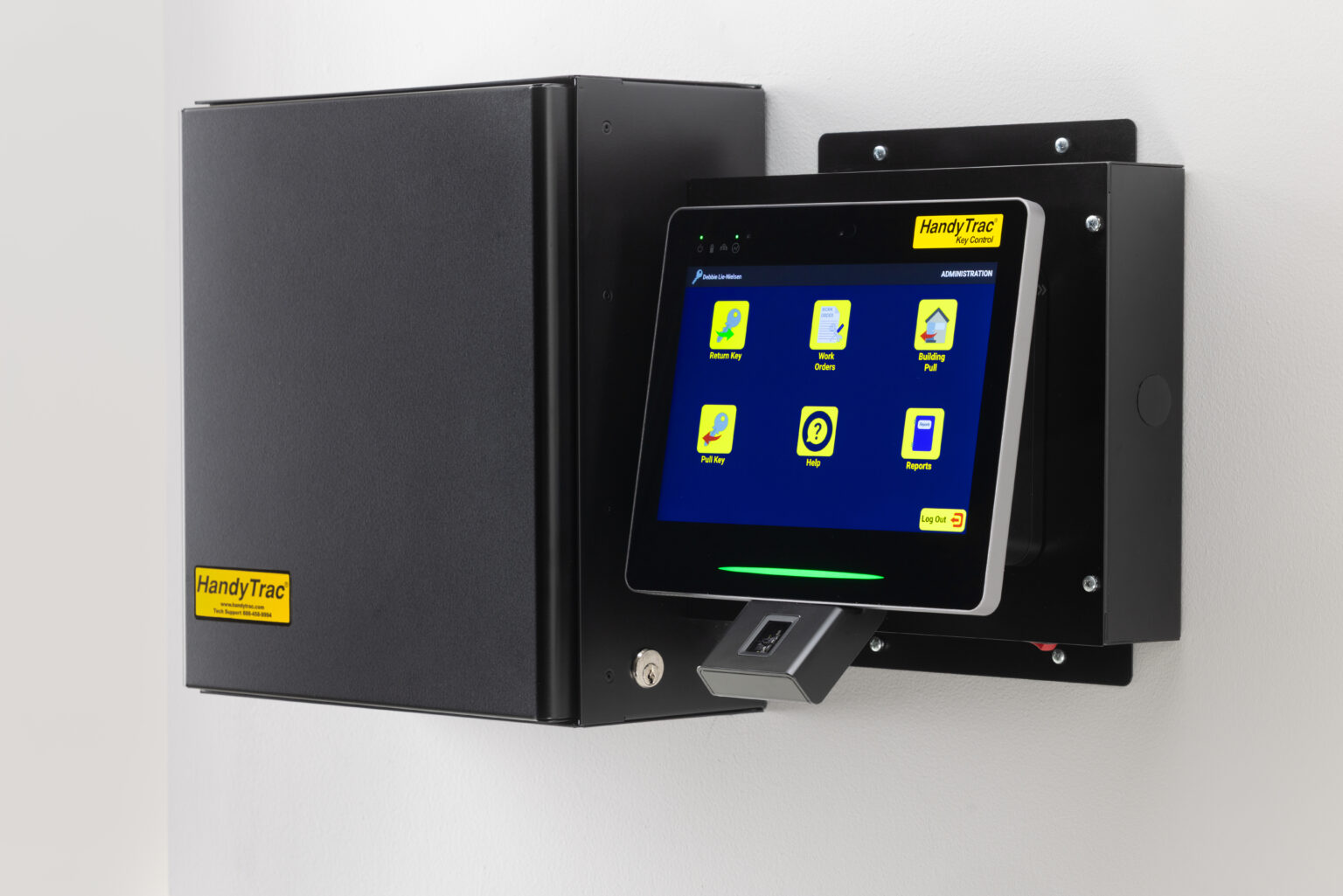Example Handy Trackey Code Generator Platinum Touch - HandyTrac Key Control - Biometric Key Control
