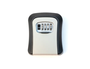 HandyTrac lockbox perfect for storing master keys during a power outage