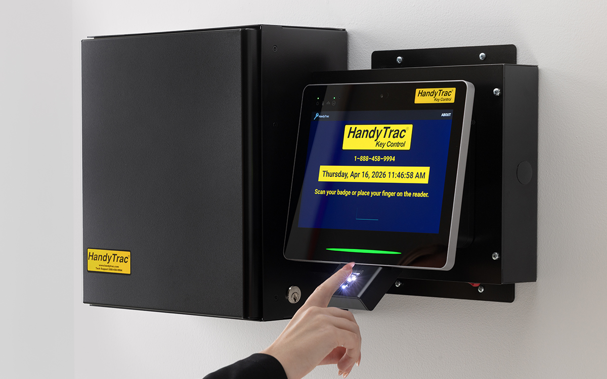 Improve key accountability in small communities with the HandyTrac compact key control system
